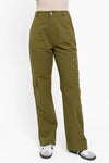 High Waisted Wide Leg Pockets Cargo Pants - Tasha Apparel Wholesale