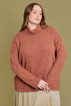 Plus Size Long Sleeve Brushed Turtle Neck Knit Top - Tasha Apparel Wholesale